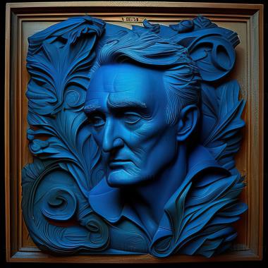 3D model Frank Booth Blue VelvetDennis Hopper (STL)